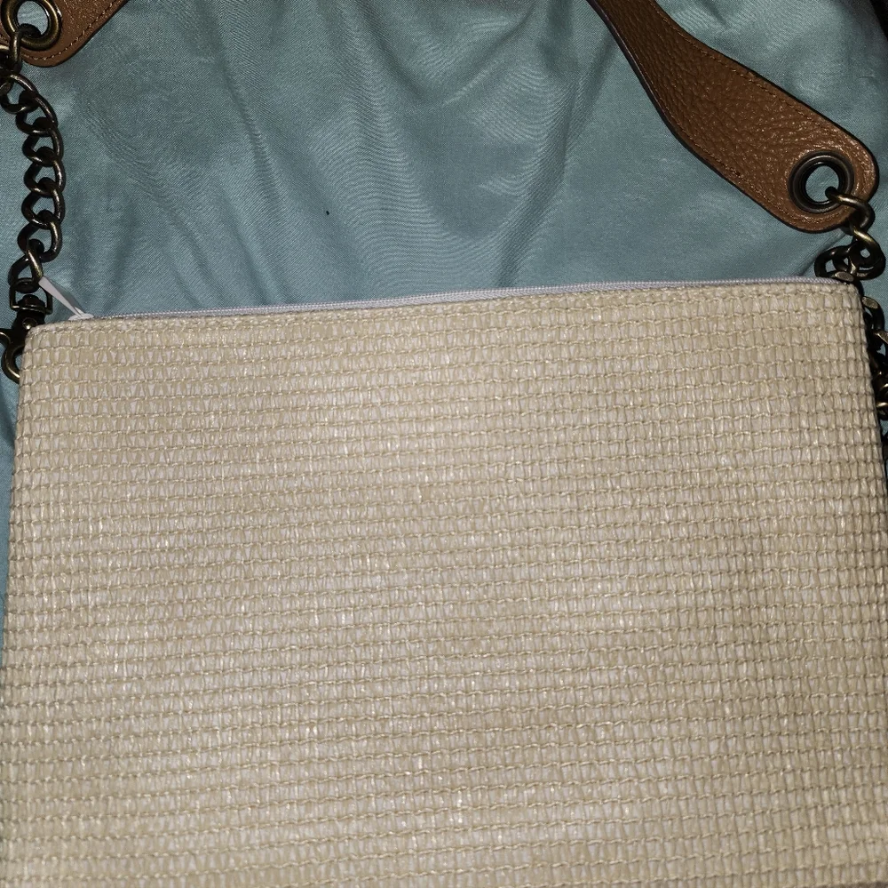 DIOR RAFFIA COSMETIC BAG/CLUTCH - Picture 7 of 8